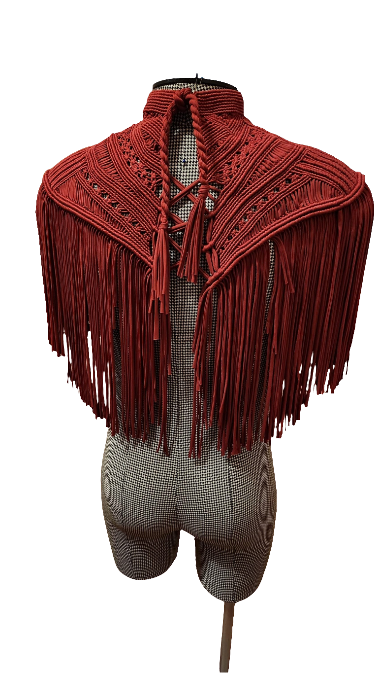Festival Men's Cape - Handcrafted Unique Outfit for Him
