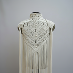 Men's Macramé Cape Horus – Unisex Festival Poncho