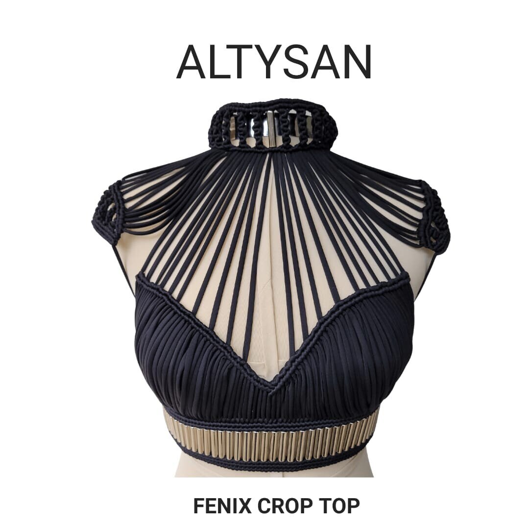FENIX Crop top, festival outfit, resort wear
