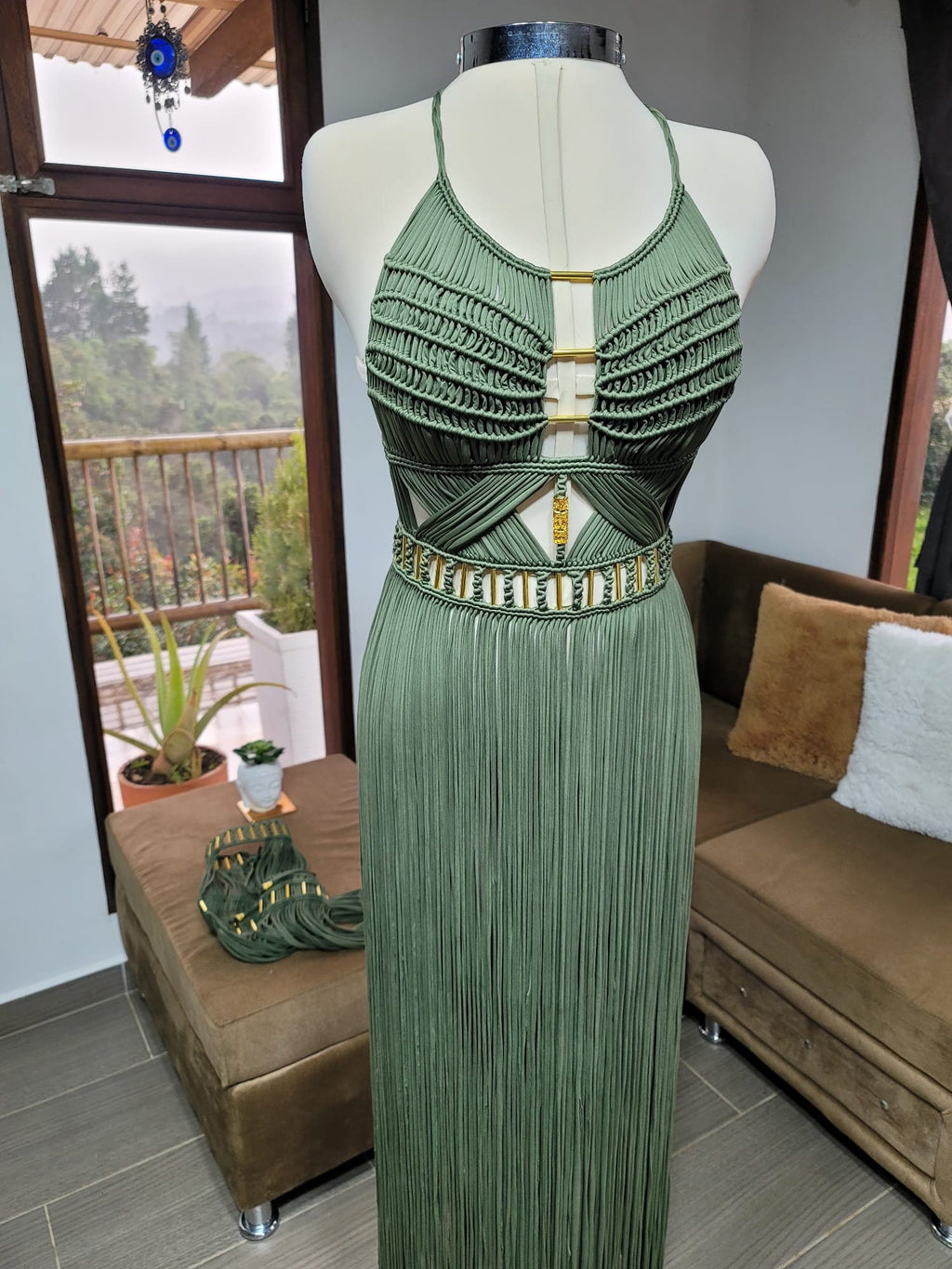 Green dress, summer dress, Festival dress Artemis. Festival clothing, Festival outfit women, Rave outfit, Rave girl, Beach dress.