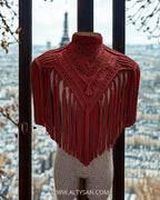 Festival Men's Cape - Handcrafted Unique Outfit for Him