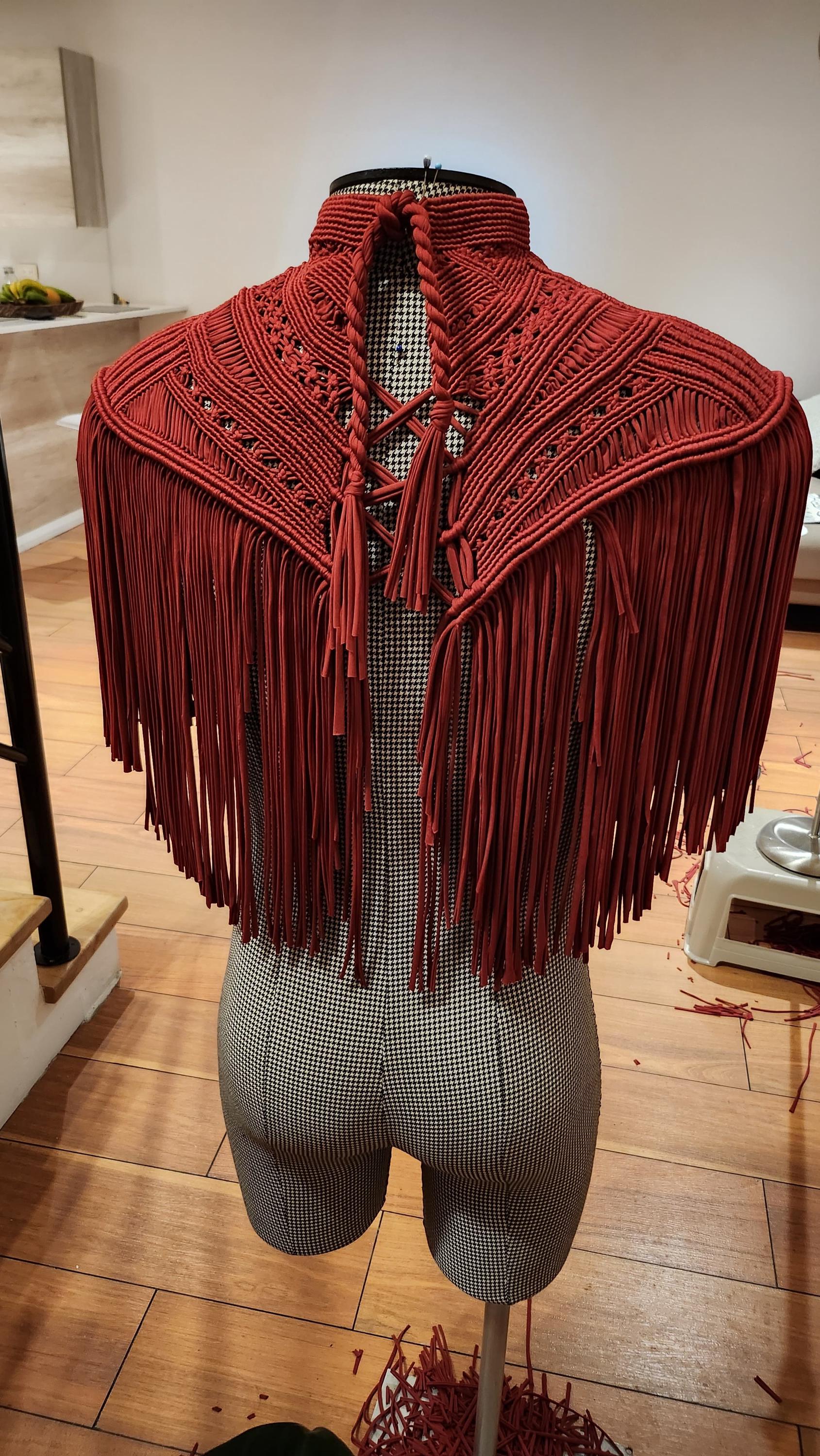 Festival Men's Cape - Handcrafted Unique Outfit for Him