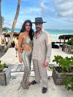 Luxury Macramé Cocktail Dress - Couture Evening Gown