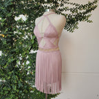 Macramé Mini Dress - Sexy Vacation & Beach Party Outfit