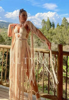 bohemian fashion style, Beach dress, Rhea Goddess, bohemian dresses - ALTYSAN