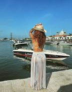 Margareth Skirt, Festival outfit, macrame skirt