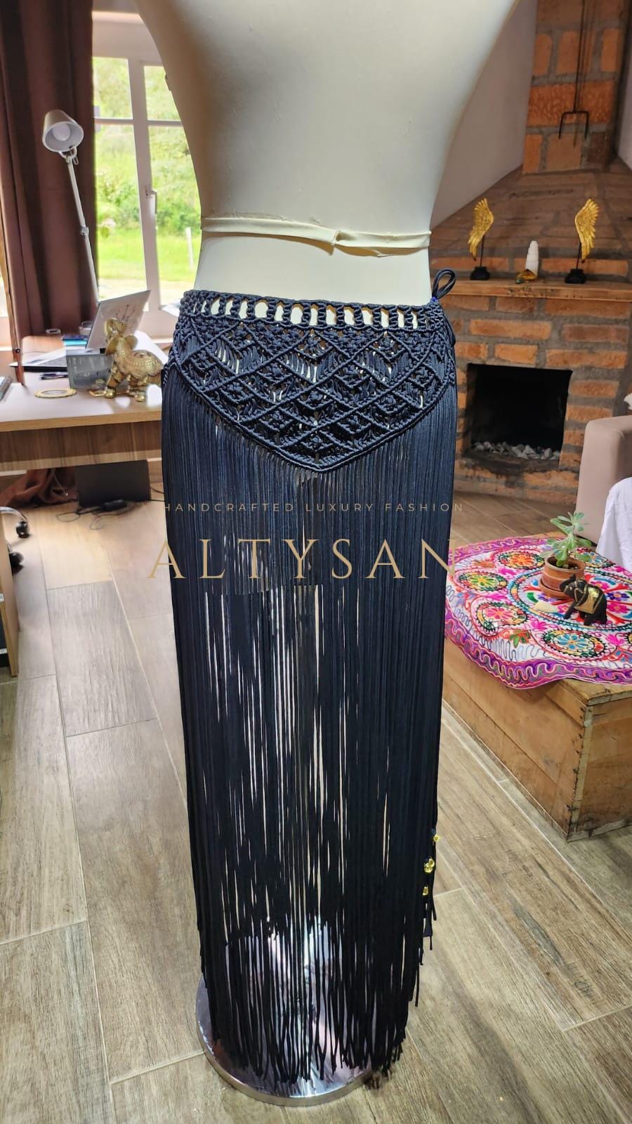 Handmade Macramé Convertible Skirt - Multifunctional Festival & Beach Wear