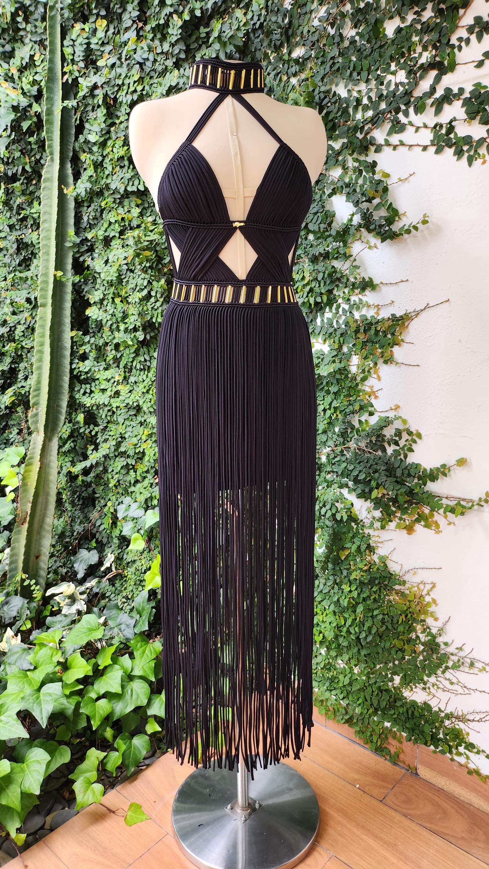 Festival clothing, Macrame dress, Festival outfit women, Onix Dress.  Rave outfit, Rave girl, Boho dress, Bohemian dress, burning man.