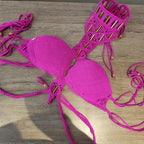 Nefertiti Macramé Two-Piece Set - Removable Sleeves Festival Outfit