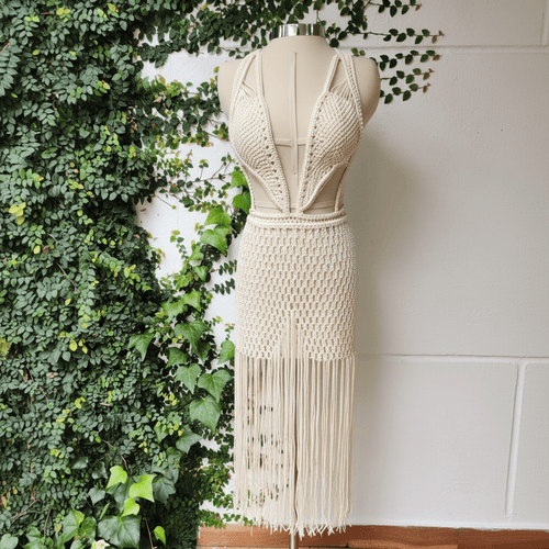 Elegant Handcrafted Dress for Cocktail Events & Sunset Parties