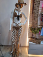 Versatile Macramé Cover Up - Skirt or Dress - Lyra