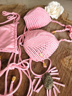 Boho Bikini Swimsuit, thong bikini sets, Festival Outfit, Womens Bikini Top, Handmade Bikini - ALTYSAN