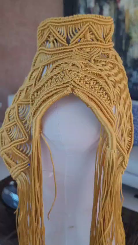 Boho Cape, Festival Outfit, Burningman Outfit, Macrame Vest. concert outfit ideas