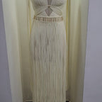 Greek Goddess Macrame Dress - Luxury Handmade Festival & Wedding Dress - Ariel