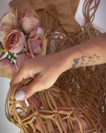 4-Piece Macramé Bikini Set - Festival Swimsuit.