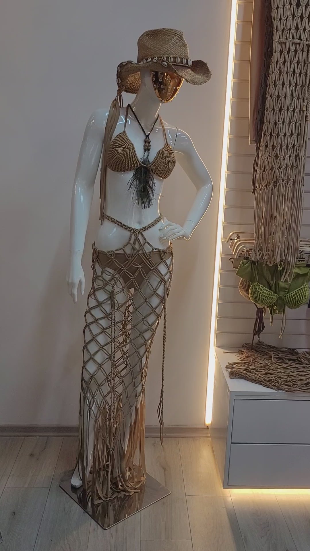 Versatile Macramé Cover Up - Skirt or Dress - Lyra