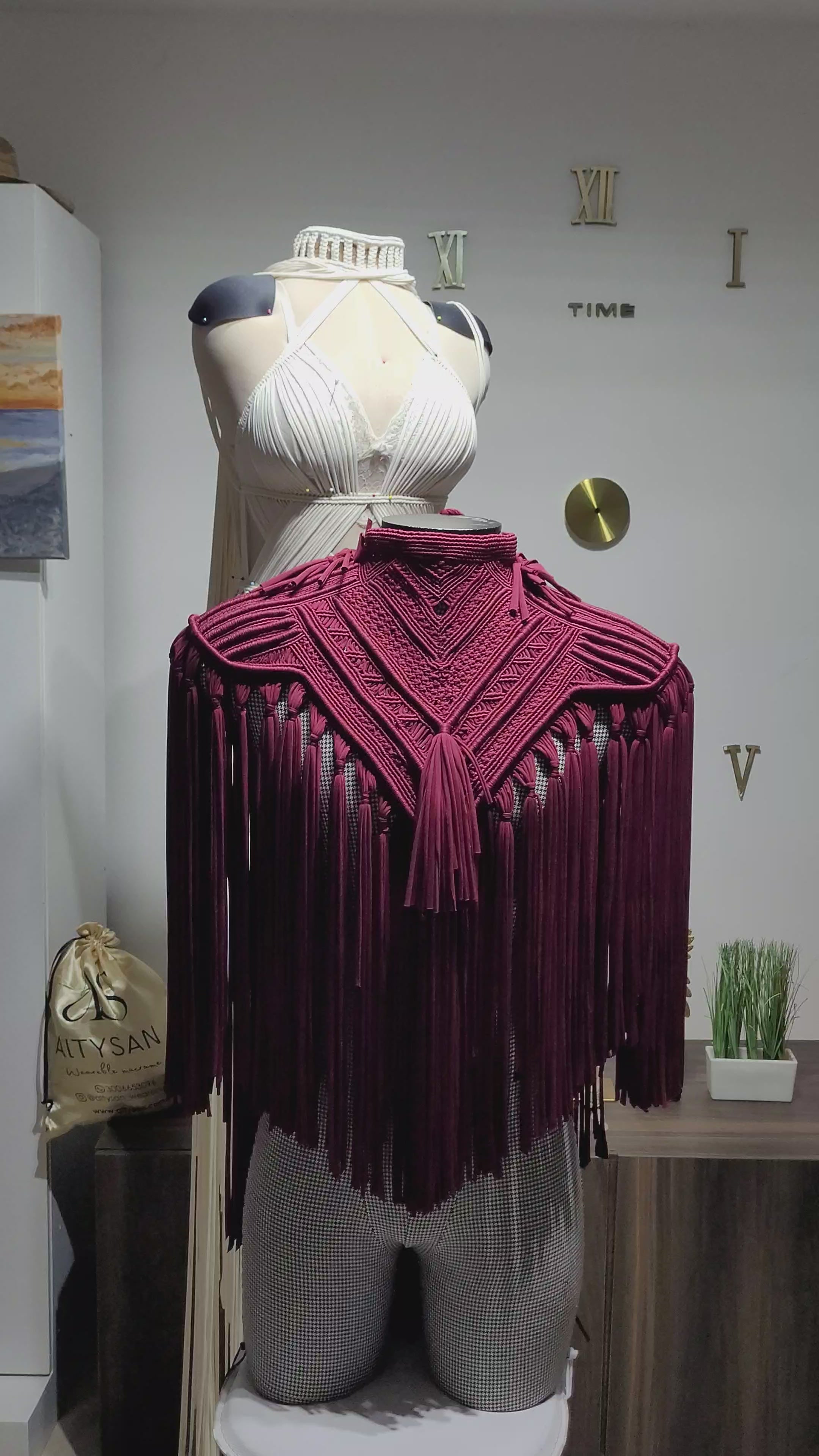 Festival Men's Cape - Handcrafted Unique Outfit for Him