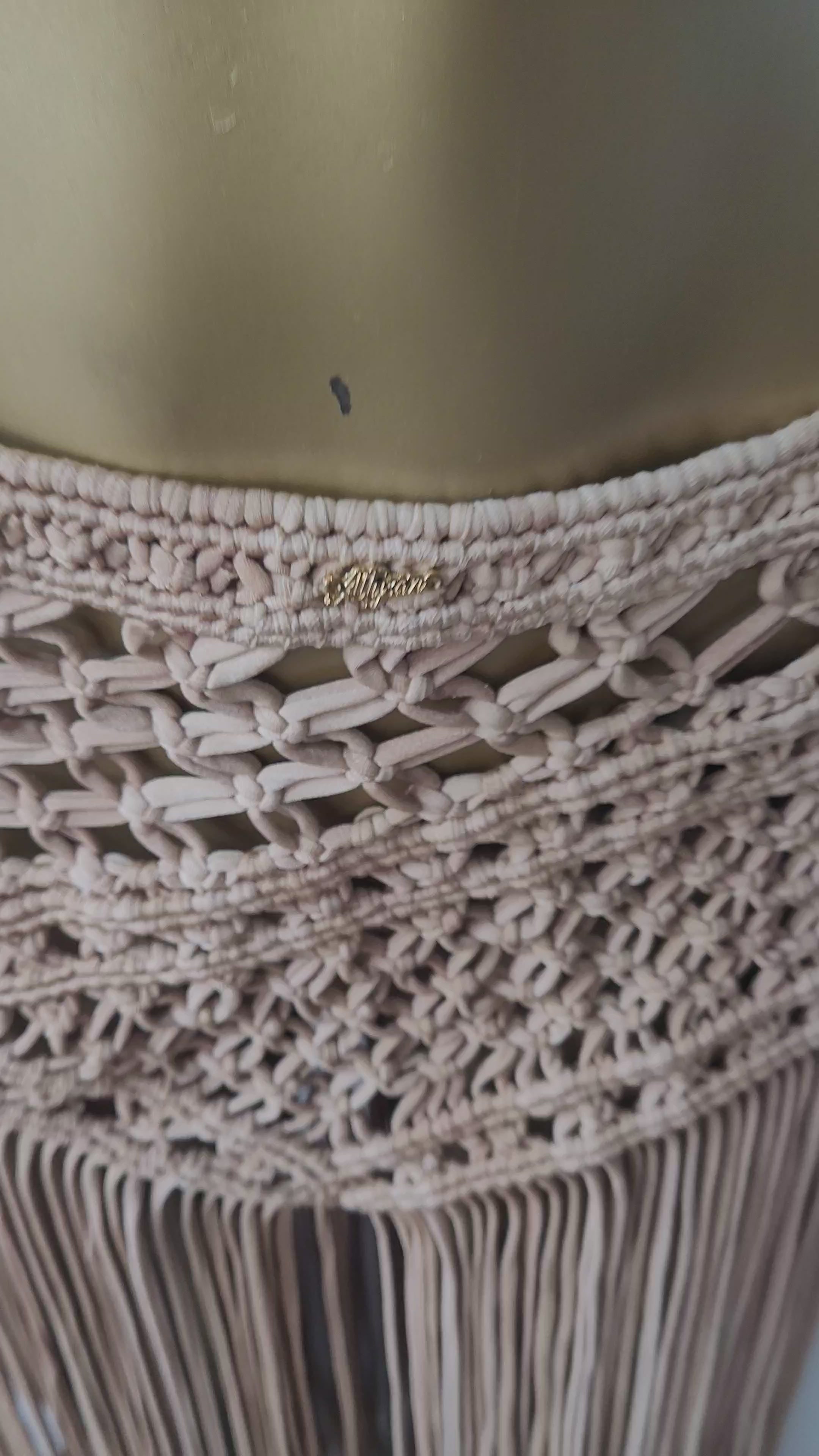 Macramé Fringe Wrap Skirt Solaris