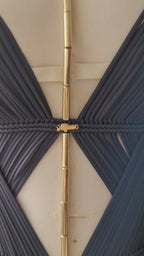 Macramé Greek Goddess Dress - Luxury Fringe Festival Gown