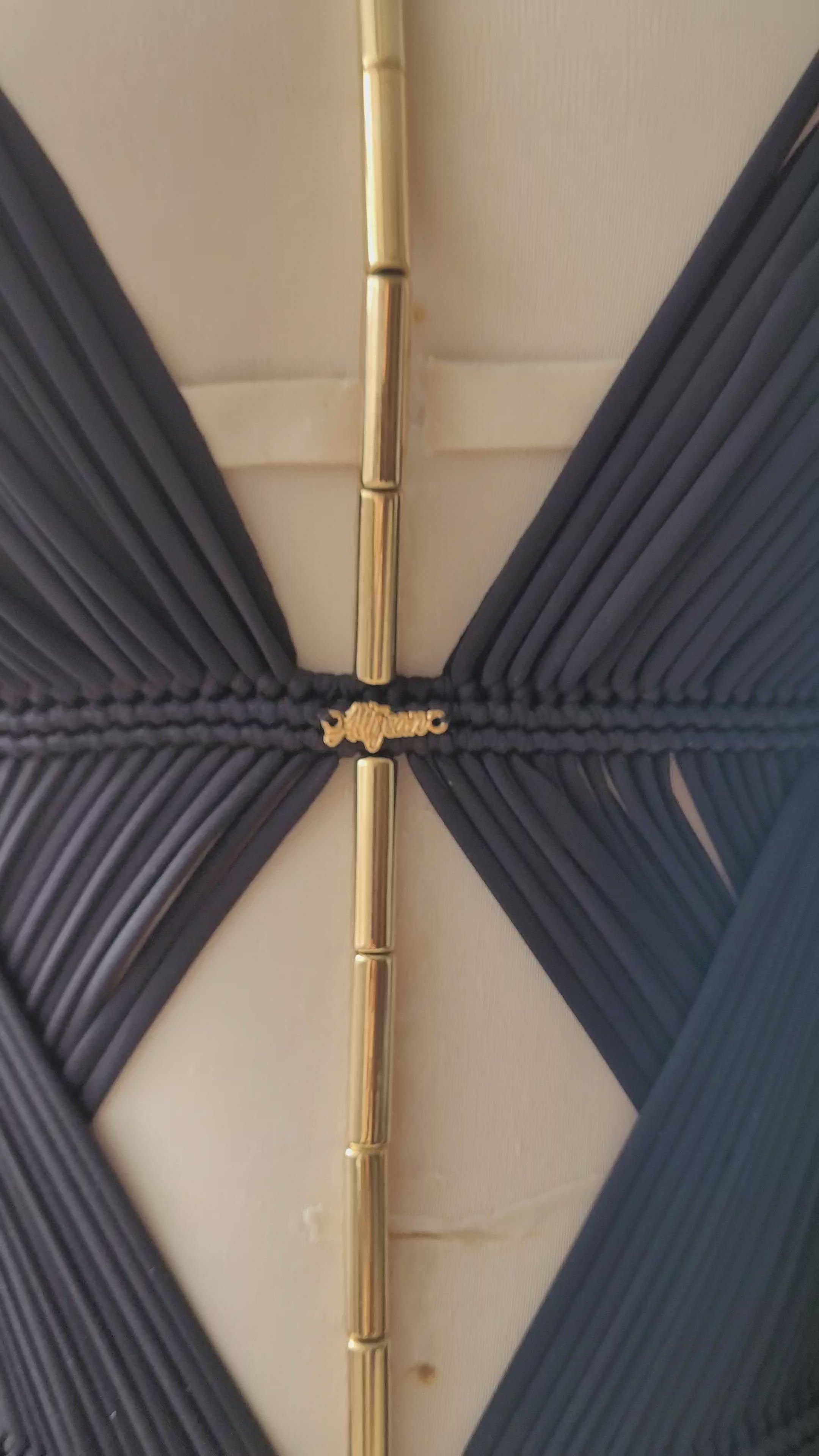 Macramé Greek Goddess Dress - Luxury Fringe Festival Gown