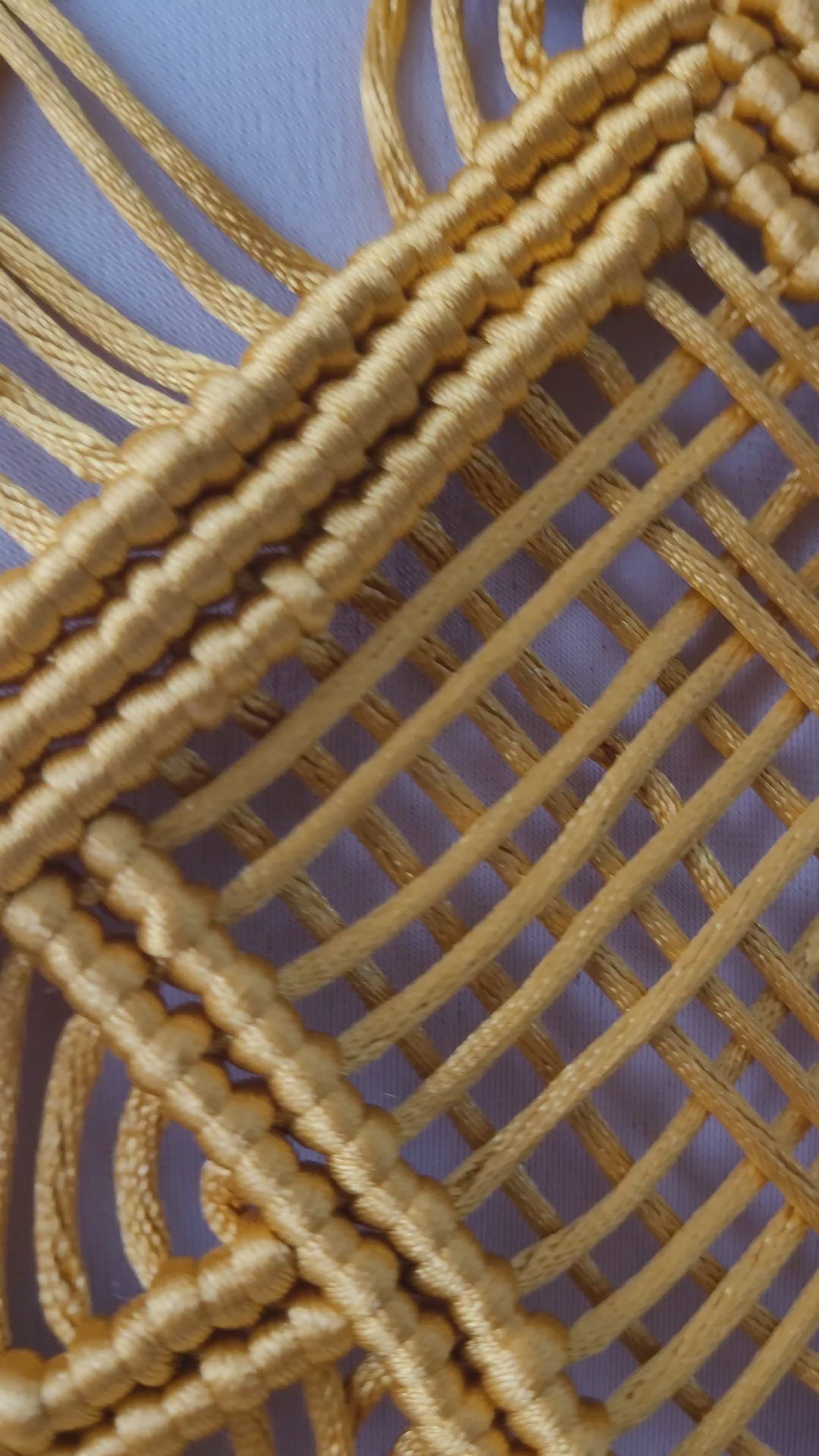 Boho Macramé Cape Vest – Handmade Festival