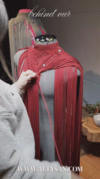 Festival Men's Cape - Handcrafted Unique Outfit for Him