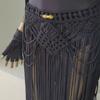 Handmade Macramé Convertible Skirt - Multifunctional Festival & Beach Wear