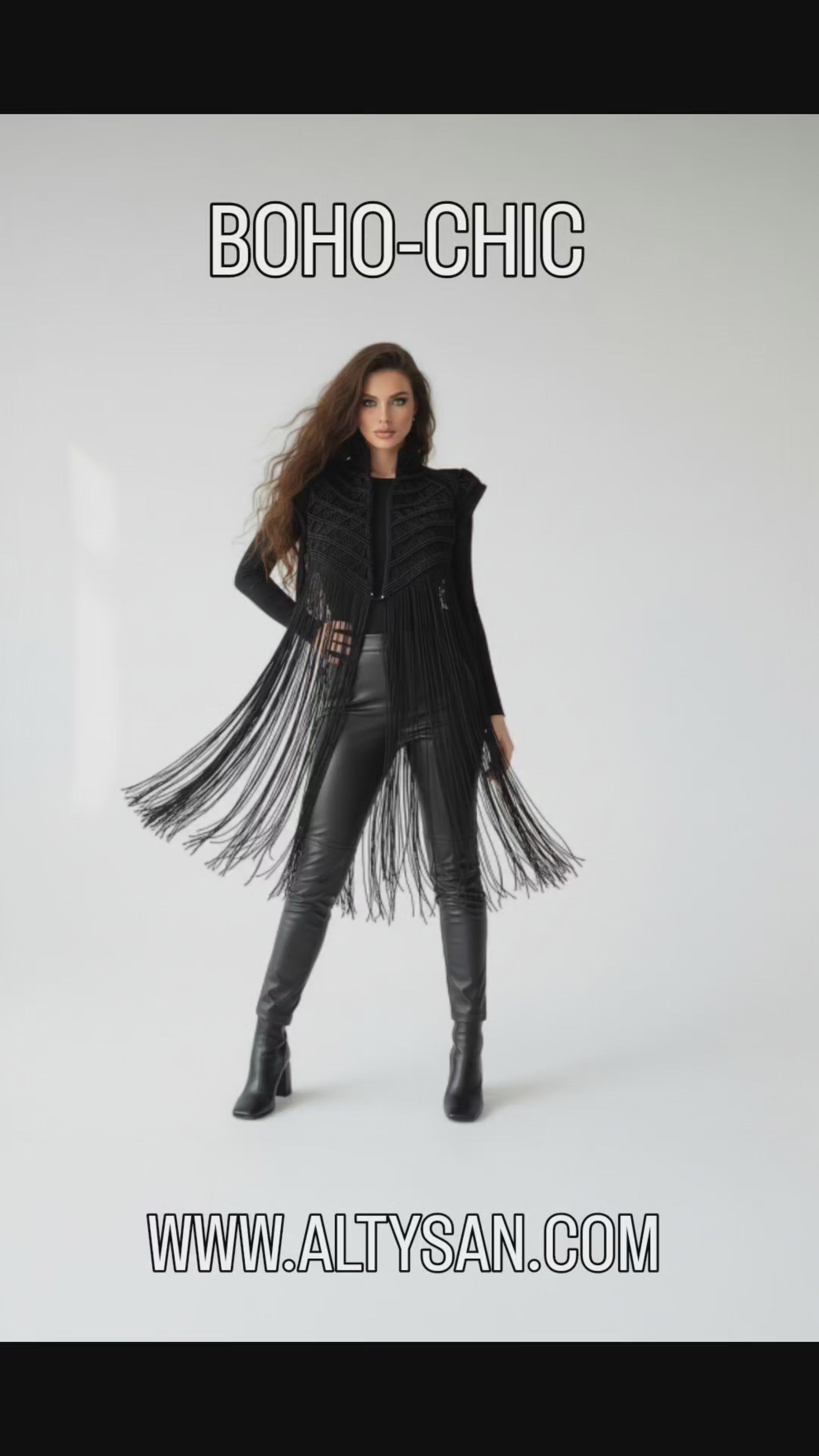 Macrame Festival Cape Vest, Boho Burning Man Cape, Handmade Statement Cape, Made to Order Custom