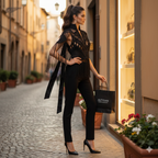 Scorpion Macramé Fringe Vest - Unisex Festival Statement Vest