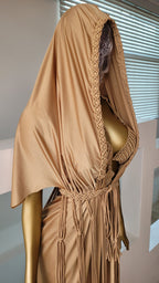 Hooded Macramé Cloak Sahara