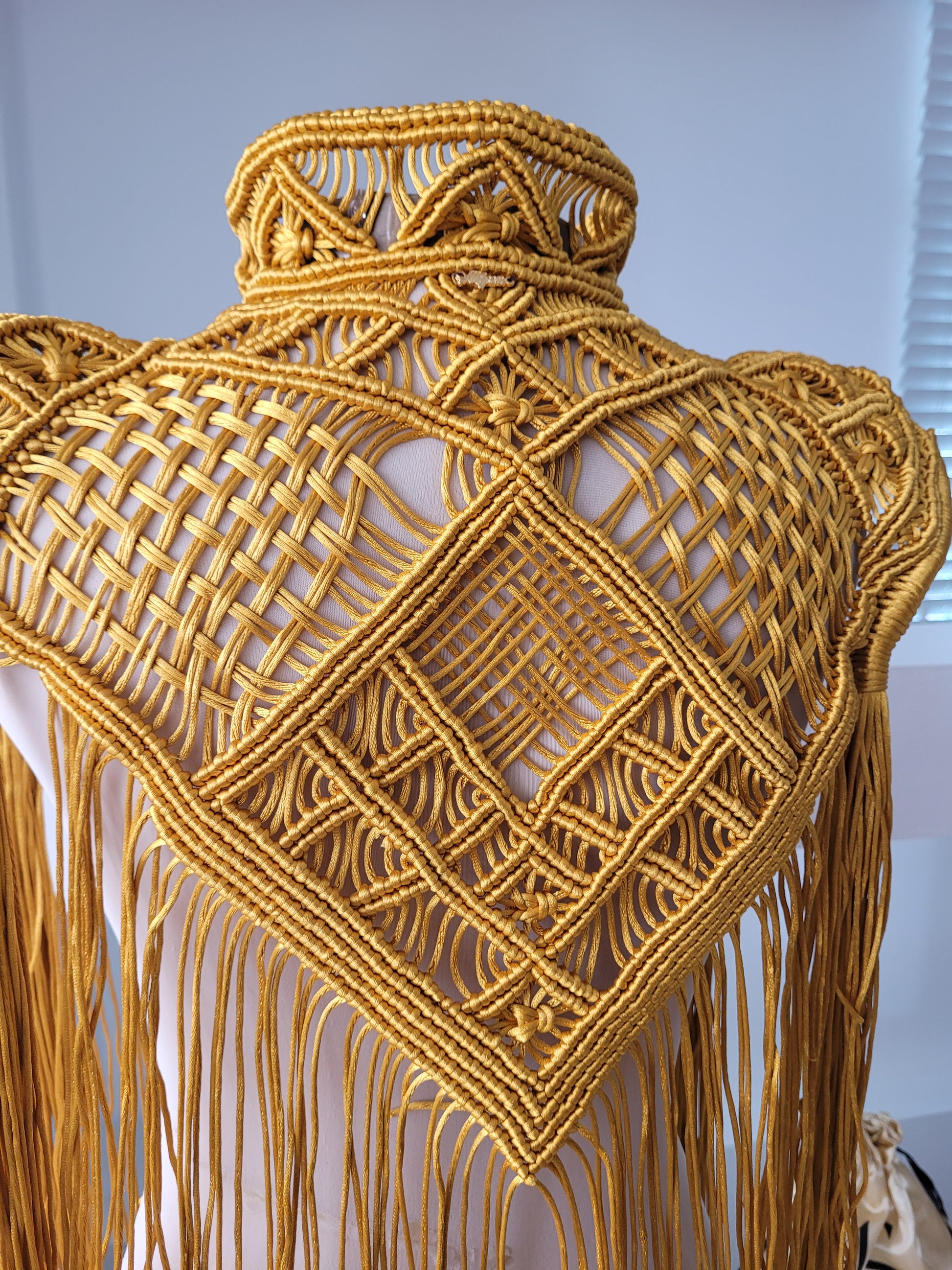 Boho Cape, Festival Outfit, Burningman Outfit, Macrame Vest. concert outfit ideas