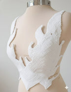 Boho Chic Corset Twin Flames Macrame Top - ALTYSAN