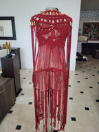 Hand-Knotted Macramé Shrug Millie