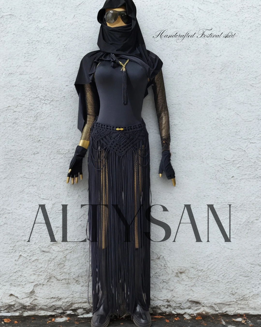 Handmade Macramé Convertible Skirt - Multifunctional Festival & Beach Wear