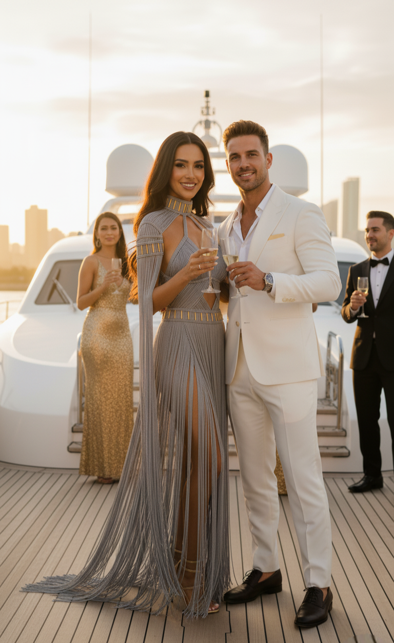 Macramé Festival Dress - Luxury Fringe Boho Rave Outfit