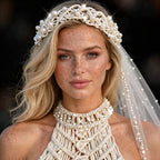 Custome Wedding Dress-Celestial Knot - Modern Macramé Haute Couture