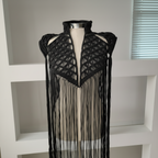 Boho Macramé Cape Vest – Handmade Festival - Atlas