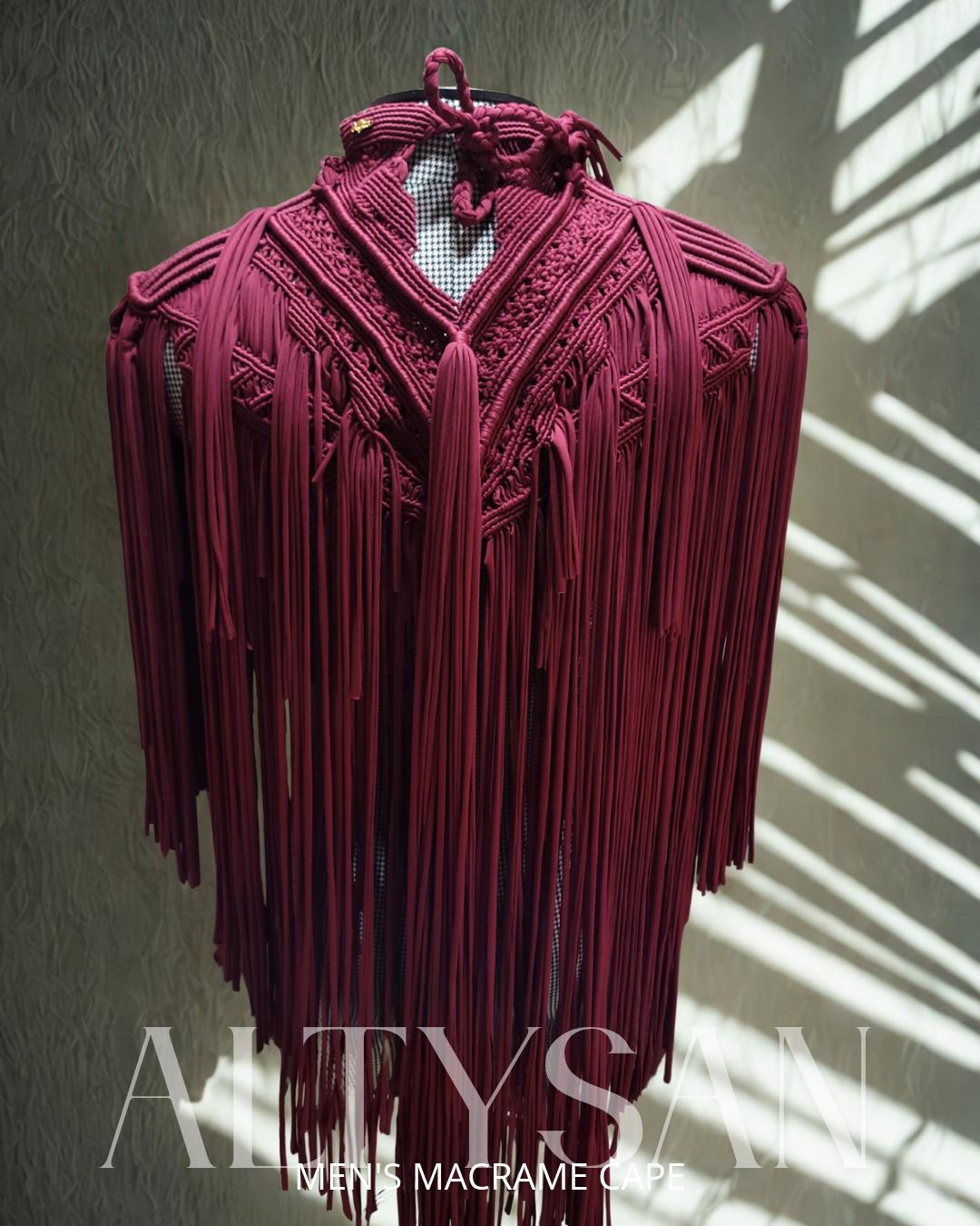 Festival Men's Cape - Handcrafted Unique Outfit for Him