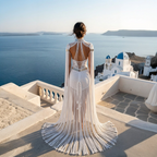 Imperial Fringe Gown Cleopatra