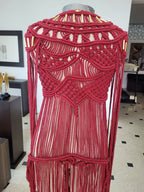 Hand-Knotted Macramé Shrug Millie