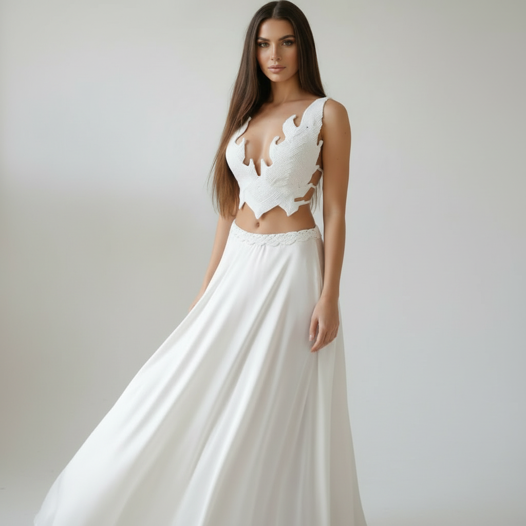 Macramé Corset Top - Twin Flames Festival Outfit