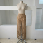 Macramé Fringe Wrap Skirt Solaris