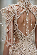 Luxury Crystal Beaded Wedding Dress for Brides and Red Carpet Events – Krystallina