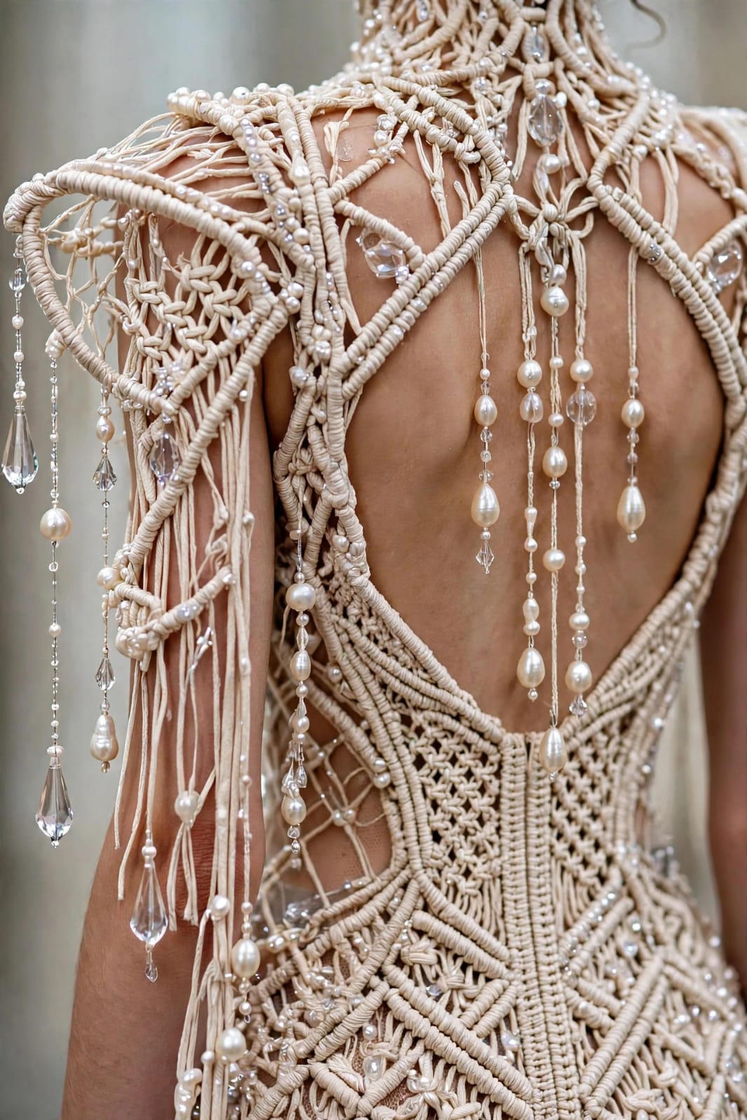 Luxury Crystal Beaded Wedding Dress for Brides and Red Carpet Events – Krystallina