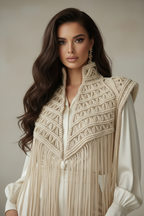 Boho Macramé Cape Vest – Handmade Festival - Atlas