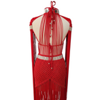 Imperial Fringe Gown Cleopatra