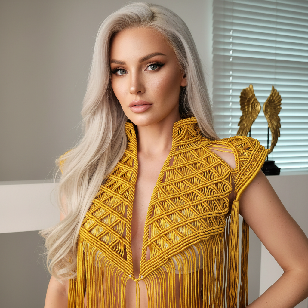 Boho Macramé Cape Vest – Handmade Festival - Atlas