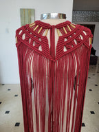 Hand-Knotted Macramé Shrug Millie