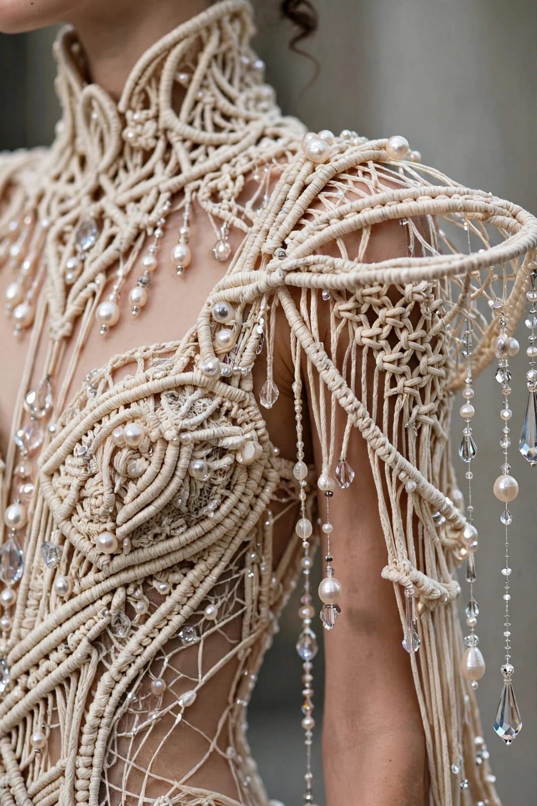 Luxury Crystal Beaded Wedding Dress for Brides and Red Carpet Events – Krystallina