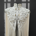 Men's Macramé Cape Horus – Unisex Festival Poncho